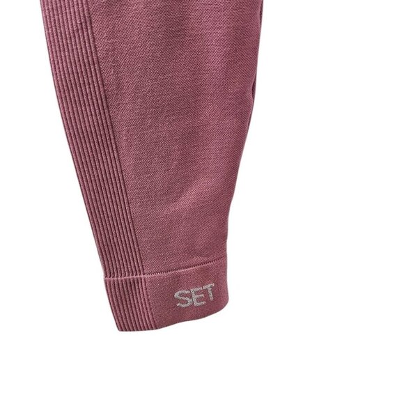 SET Active Womens Sculpt Flex High Rise Leggings, Mauve, Athletic, Size Small - Picture 6 of 9